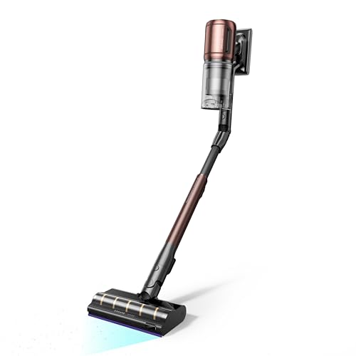 DREAME V30 Aspirador Sin Cable, a 0 mm de Los Bordes, 30000 PA/Succión de 330 AW, Antienredos, Limpieza de Alfombras de Pelo Largo y Suelos Duros, Limpieza de Pelos de Mascotas