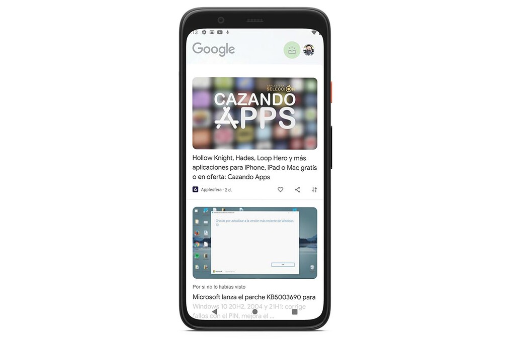 Google activa el rediseño de Discover para todo el mundo, primero en Android 12
