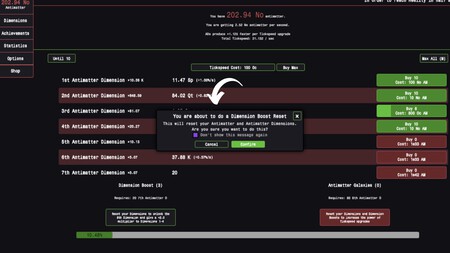 trucos Antimatter Dimensions