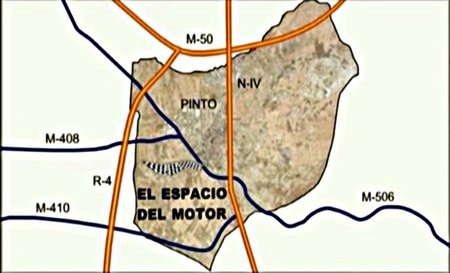 Espacio del motor en Pinto