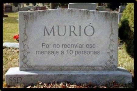 Los orígenes de las cadenas de mensajes: si no copias este artículo, morirás