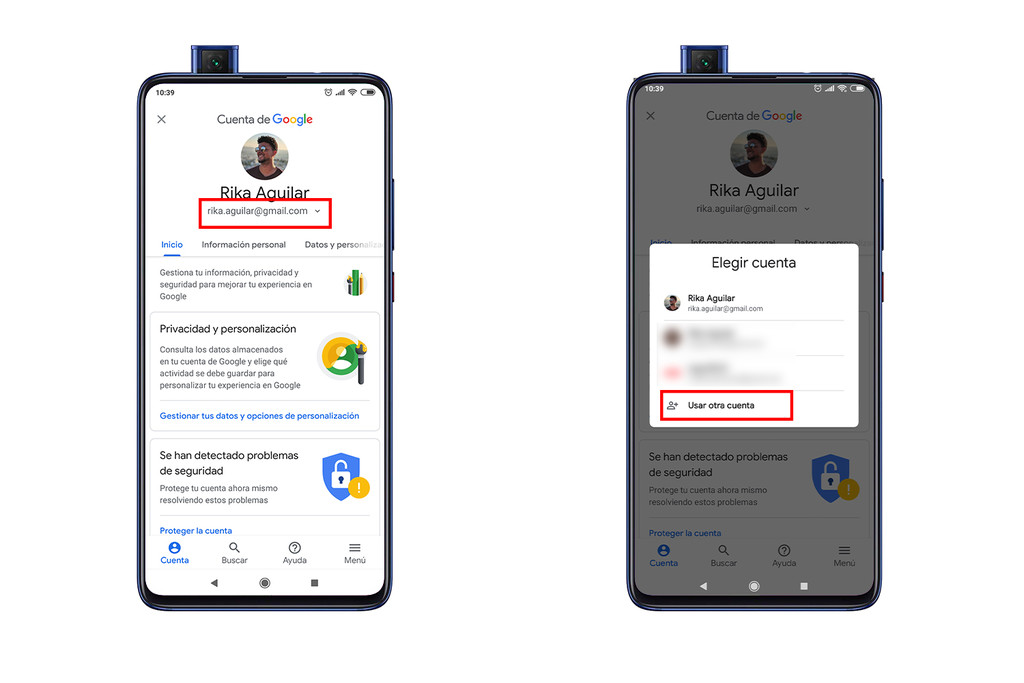 Cómo usar e iniciar sesión en varias cuentas de Google en Android
