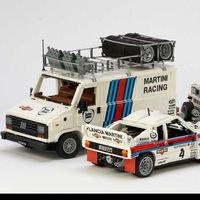 La escudería Lancia Martini está compitiendo pero ahora en Lego Ideas