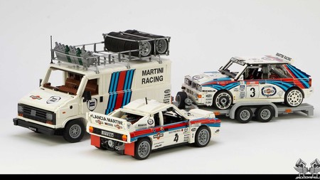 La escudería Lancia Martini está compitiendo pero ahora en Lego Ideas
