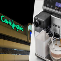 El Corte Inglés rebaja más de 600 euros esta cafetera con molinillo integrado que cabe en cualquier rincón