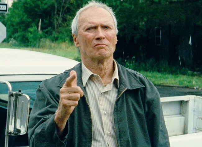 Clint Eastwood Enfadado