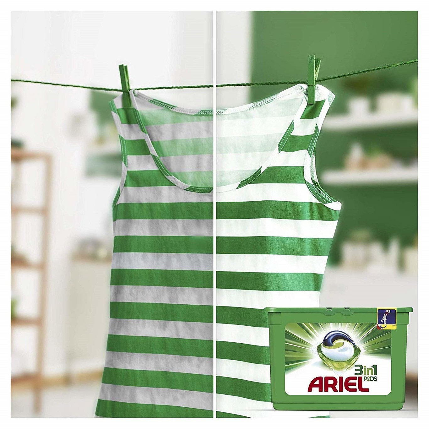 Ariel Pods 4in1 - Capsules Lessive 30 Lavages - Fabriqué En France