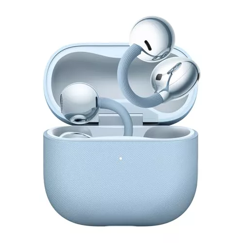 HUAWEI FreeClip 2 Auriculares Bluetooth Inalámbricos, Audífonos Abiertos, Open Earbuds, Comodidad Todo el Día, Escucha Adaptativa Open-Ear, hasta 38h Autonomía, iOS y Android, Garantía 42 Meses, Azul