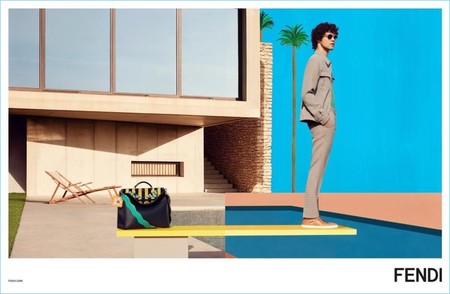 Fendi nos hace sentir en una obra de Hockney en su campaña SS2017