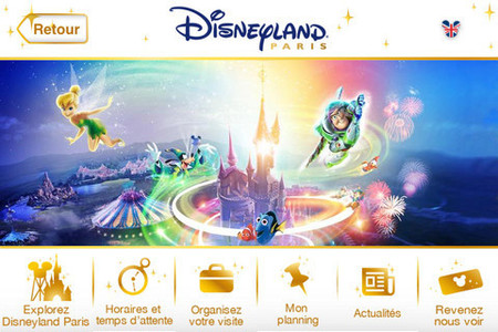 Aplicaciones viajeras : Disneyland París 