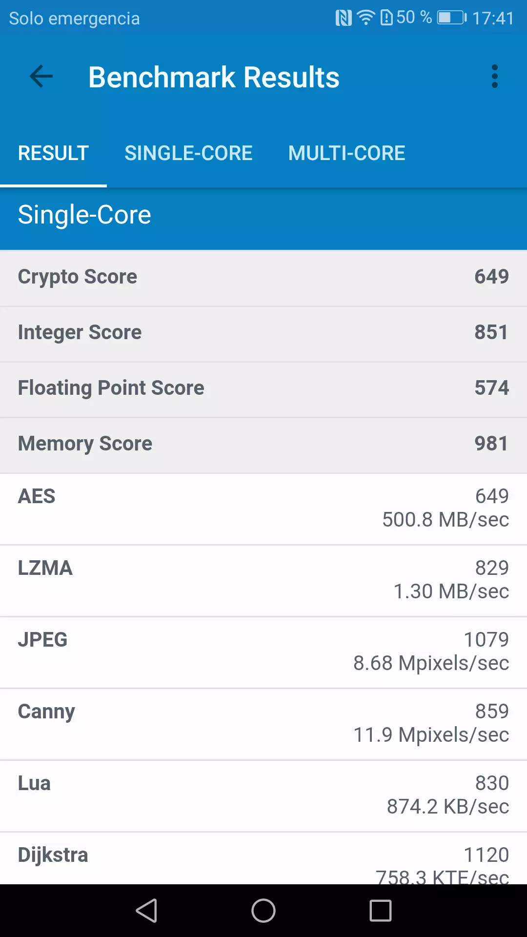Foto de Benchmarks del Huawei P8 Lite 2017 (8/11)