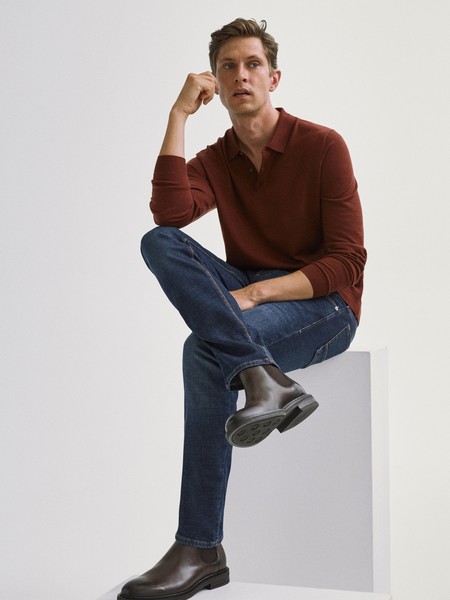 Marron Y Marino La Combinacion Triunfal Y Elegante Para Abrir La Temporada Gracias A Massimo Dutti