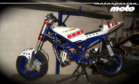 Prototipo chasis con motor scooter