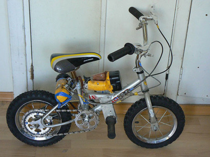Papá, ¿Que haces con mi bici?