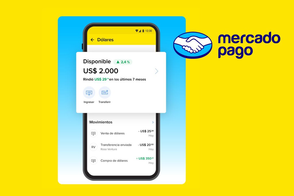 Cómo comprar dólares desde Mercado Pago y generar rendimientos: así es la nueva función que desafía a los bancos de Argentina 