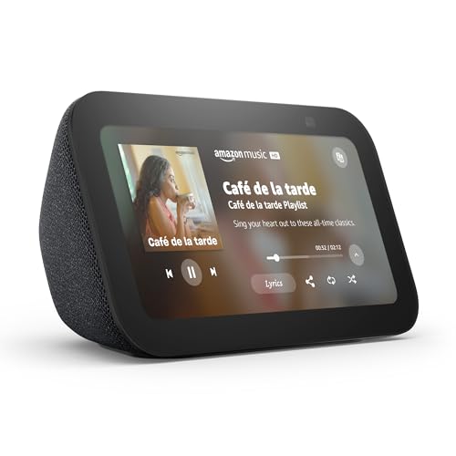 Amazon Echo Show 5 (modelo más reciente), Pantalla inteligente con graves más profundos