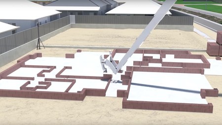 Los robots constructores de casas, más cerca de convertirse en realidad con Fastbrick Robotics y Caterpillar