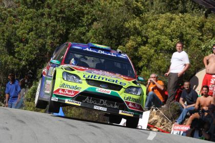 Mikko Hirvonen pincha y decide casi el Mundial