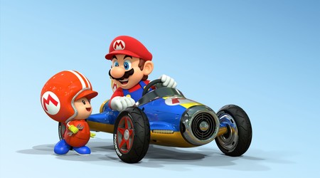 Una pequeña jugadora con problemas de motricidad disfruta de Mario Kart 8 gracias a la conducción asistida