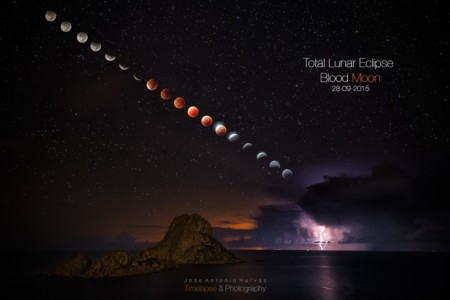 Jose Antonio Hervas, un maestro explica cómo capturó el eclipse total de superluna