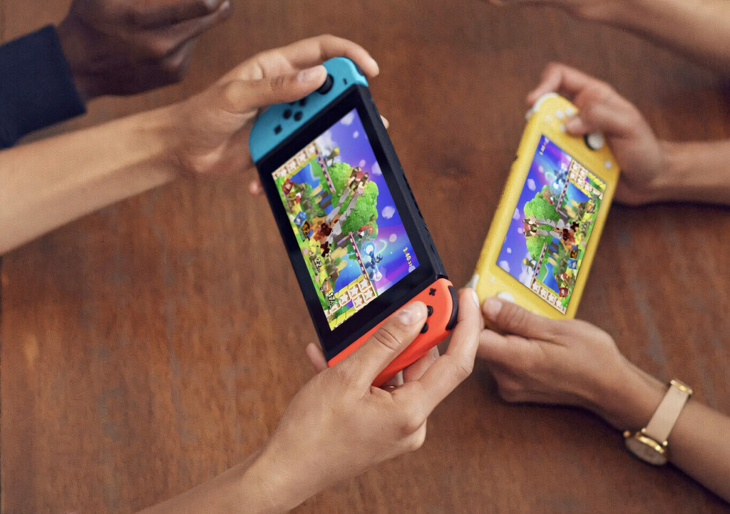 NINTENDO SWITCH VS NINTENDO SWITCH LITE SIZE COMPARISON visual data 6