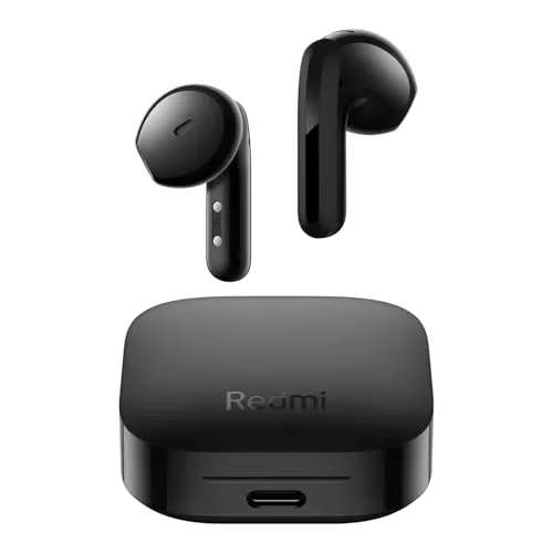 XIAOMI Redmi Buds 6 Active - Auriculares inalámbricos, cancelación de Ruido, Ligeros, hasta 36 Horas de autonomía, Bluetooth 5.4, Negro (Versión ES)