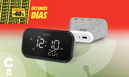 Nunca llegues tarde al trabajo: MediaMarkt tiene de nuevo en oferta el despertador Lenovo Smart Clock Essential por 29,99 euros