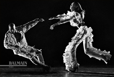 Kanye West y un buen plantel de modelos protagonizan la campaña otoño-invierno 2016/2017 de Balmain
