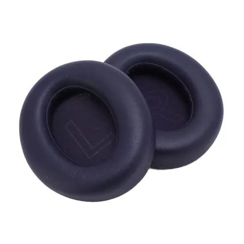 Paderas de Reemplazo para Anker Soundcore Life Q20/Q20 BT/Q20+/Q20I Auriculares, Cojines de Almohadillas con Cuero Proteico Más Suave, Espuma de Aislamiento de Ruido