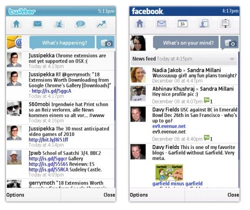Nokia Messaging 2, con Facebook mejorado y estreno de soporte Twitter 