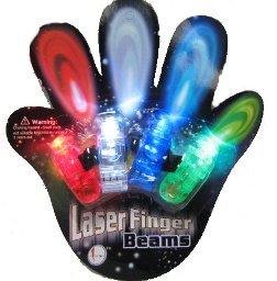 Leds en los dedos para hacer light-painting