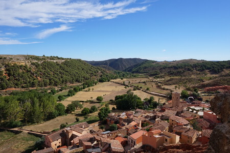 Vistas De Anento Desde El Castillo