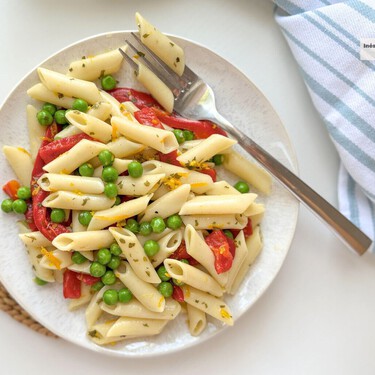 La ensalada de pasta con la que no me complico: combina una verdura con una legumbre que tiene truco, y siempre sale bien 