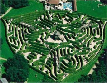 El laberinto de Drielandenpunt (Holanda)