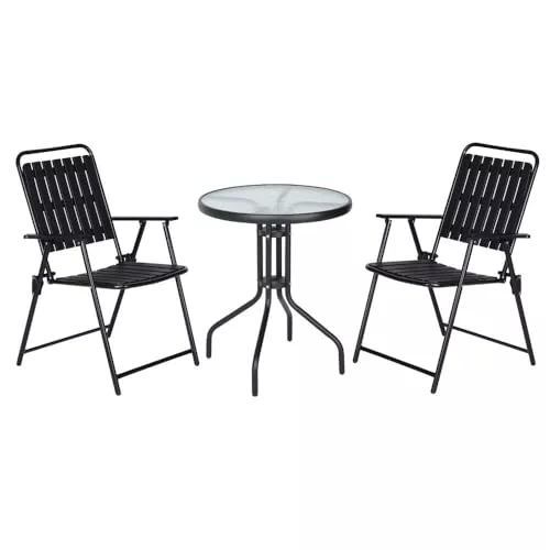MONTY Set de Jardín Bistro de 3 Piezas 