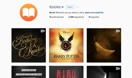 Apple lanza la cuenta oficial de iBooks en Instagram