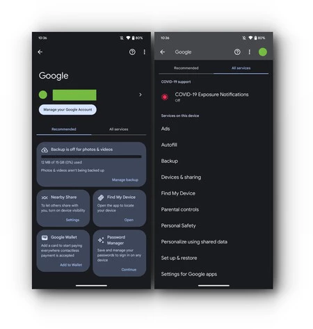 新しい Google ページは次のようになります。 9to5Google のスクリーンショット