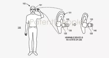 Hay patentes de Apple que muestran gestos en el aire sobre unos auriculares Hay patentes de Apple que muestran gestos en el aire sobre unos auriculares