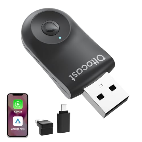 OTOCAST MINI 2025, Wireless carplay adapter for iPhone, Android Auto Plug & Play adapter
