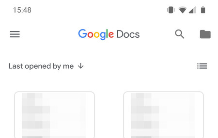 Así es Google Docs para Android con Material Theming: la aplicación empieza a probar su nueva interfaz