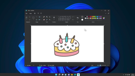 Este es el renovado aspecto que Microsoft prepara para Paint: esquinas curvadas, nuevos iconos y por fin un tema oscuro