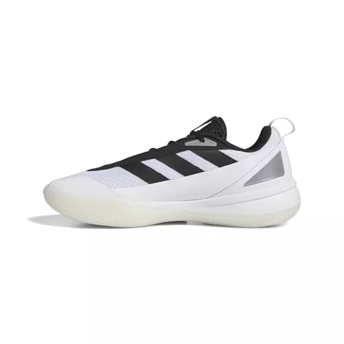 adidas Front Court Shoes, Zapatillas de Baloncesto Unisex Adulto, Cloud White/Core Black/Cloud White, 46 EU