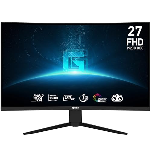 MSI G27C3F 27" LED FullHD 180Hz Curvo

