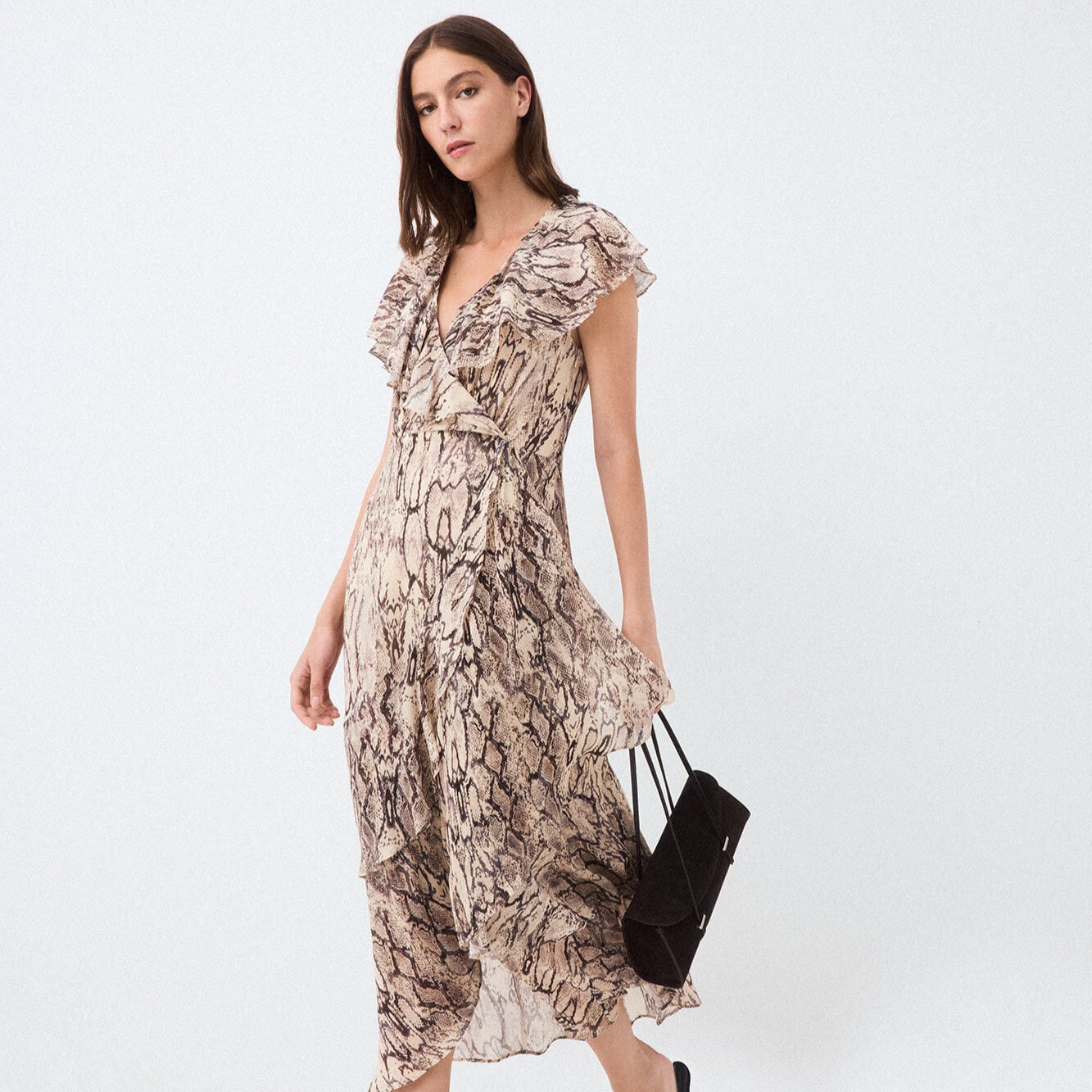  Pedro del Hierro
Vestido volantes fluido