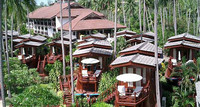 Imperial Boat House Hotel, dormir en pequeños barcos a orillas del mar