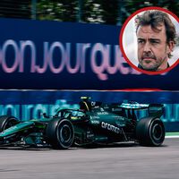 Adrian Newey bajó al máximo el asiento del Aston Martin para optimizar la aerodinámica. Ahora Fernando Alonso se ha tenido que retirar por dolores en la espalda 