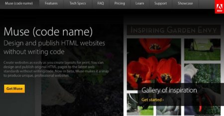 Adobe lanza Muse, herramienta para crear de páginas web sin escribir código