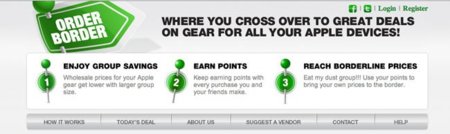 Order Border, encuentra y compra auténticas gangas para tus productos Apple