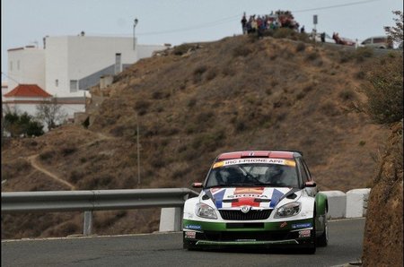 Los Skoda a otro nivel en el primer día del Rally Islas Canarias