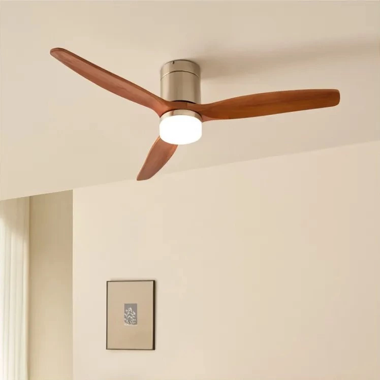 WIND CALM M - Ventilador de techo 40W silencioso con aspas de ABS técnico varios tamaños - Con luz - sin WIFI
